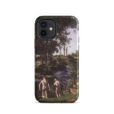 Summer - Karoly Ferenczy Iphone Case, 12 / Matte, Black Smartphone Landscape Painting