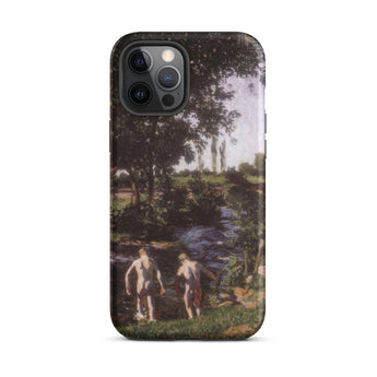 Summer - Karoly Ferenczy Iphone Case, 12 Pro Max / Matte, Iphone 12/13/14 Pro Max Protective Case Classical Painting