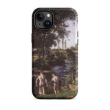 Summer - Karoly Ferenczy Iphone Case, 15 Plus / Matte, Black Iphone Pro Max Case Impressionistic Painting