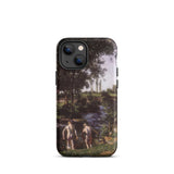 Summer - Karoly Ferenczy Phone Case Iphone 13 Mini / Matte Black Iphone Case Landscape Painting Ferenczy Summer, Nagybánya Colony Ethos,