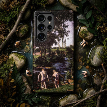 Summer - Karoly Ferenczy Phone Case Black Phone Case Detailed Vintage-style Painting Nude Figures Ferenczy Summer, Nagybánya Colony Ethos,