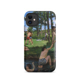 Summer Scene - Custodia per iPhone di Jean Frederic Bazille, 11 / Opaca, Custodie per telefono, Toby Leon