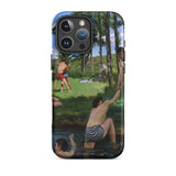Summer Scene - Custodia per iPhone di Jean Frederic Bazille, 16 Pro Max / Opaca, Custodie per telefono, Toby Leon