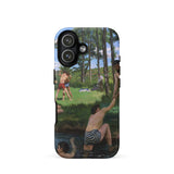 Summer Scene - Custodia per iPhone di Jean Frederic Bazille, 17 / Opaca, Custodie per telefono, Toby Leon