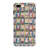 Sumo Wrestlers - Utagawa Yoshikazu Edo Art Phone Case Iphone 8 Plus / Matte Phone Case Pattern Colorful Cartoon Sumo Wrestlers Iphone, Edo