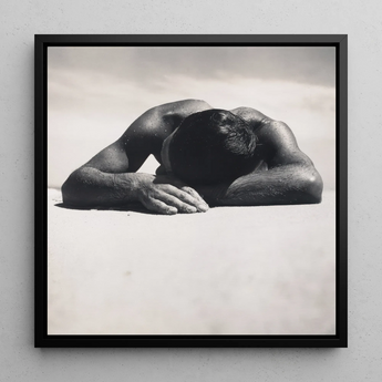 Sunbaker - Max Dupain Art Print / Canvas, 12x12’’ / 31x31cm / Black Frame, Posters Prints & Visual Artwork, Toby Leon