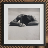 Sunbaker - Max Dupain Art Print / Canvas, 12x12’’ / 31x31cm / Black Frame / Matboard, Posters Prints & Visual Artwork, Toby Leon