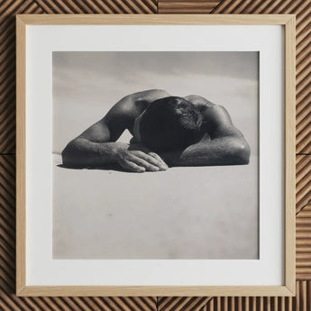 Sunbaker - Max Dupain Art Print / Canvas, 12x12’’ / 31x31cm / Natural Frame / Matboard, Posters Prints & Visual Artwork, Toby Leon