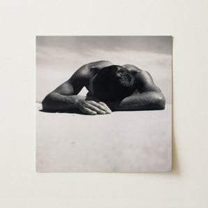 Sunbaker - Max Dupain Art Print / Canvas, Fingers Brushing Pale, Brushing Pale Quartz, Pale Quartz Grains, Gelatin Silver Print, Max Dupain