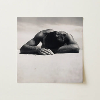 Sunbaker - Max Dupain Art Print / Canvas, Fingers Brushing Pale, Brushing Pale Quartz, Pale Quartz Grains, Gelatin Silver Print, Max Dupain