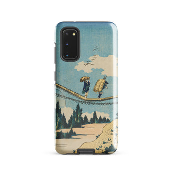 Suspension Bridge - Katsushika Hokusai Samsung Galaxy Case, S20 / Gloss, Mobile Phone Cases, Toby Leon