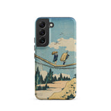Suspension Bridge - Katsushika Hokusai Samsung Galaxy Case, S22 / Matte, Mobile Phone Cases, Toby Leon
