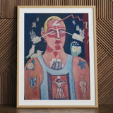 Sustained Comedy - Marsden Hartley Art Print / Canvas, Prints
