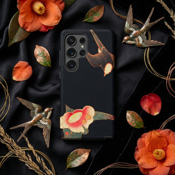 Swallow & Camellia - Ito Jakuchu Phone Case, Mobile Cases, Toby Leon