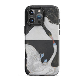 The Swan no 1 - Hilma Af Klint Iphone Case, 16 Pro Max / Matte, Swan-themed Phone Case