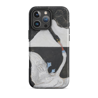 The Swan no 1 - Hilma Af Klint Phone Case Iphone 16 Pro Max / Matte Swan-themed Phone Case Hilma Klint, Birds she Unveils, Unveils Polarity