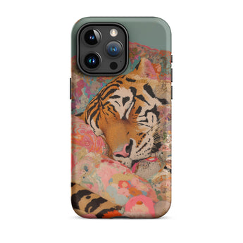 Sweet Dreams - Bengal Tiger Surrealism Phone Case, Iphone 15 Pro Max / Matte, Mobile Cases, Toby Leon