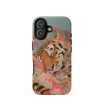 Sweet Dreams - Bengal Tiger Surrealism Phone Case, Iphone 17 / Matte, Mobile Cases, Toby Leon