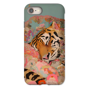 Sweet Dreams - Bengal Tiger Surrealism Phone Case Iphone 8 / Matte Tiger-themed, Roar it Exhales Mobile Cases