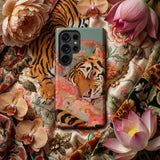 Sweet Dreams - Bengal Tiger Surrealism Phone Case Vibrant Intricately Designed Phone Case Tiger Orange Black Bengal Surrealism, Iphone