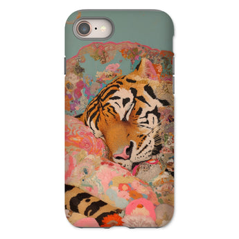 Sweet Dreams - Bengal Tiger Surrealism Phone Case Iphone 8 / Matte Tiger-themed Phone Case Bengal Tiger Surrealism, Iphone Case, Roar