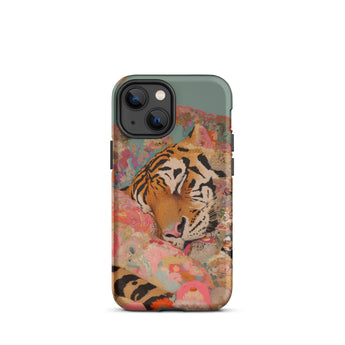 Sweet Dreams - Bengal Tiger Surrealism Phone Case Iphone 13 Mini / Matte Tiger-themed Phone Case Bengal Tiger Surrealism, Iphone Case, Roar