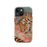 Sweet Dreams - Bengal Tiger Surrealism Phone Case Iphone 15 / Matte Tiger-themed Phone Case Bengal Tiger Surrealism, Iphone Case, Roar