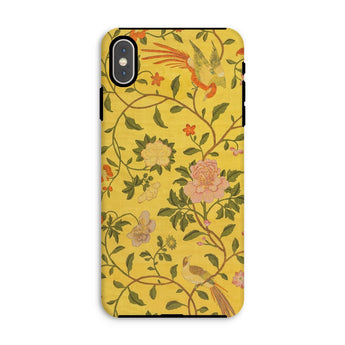 Sweet Summer - Painted Chinese Silk Phone Case Iphone Xs Max / Matte Floral Bird Patterned Phone Case Sweet Summer, Iphone