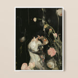 Sweet Surrender - Stampa artistica neo-romantica gay, 12x16’’ / 31x41cm / Tela / Cornice bianca, Poster, stampe e arte visiva, Toby Leon