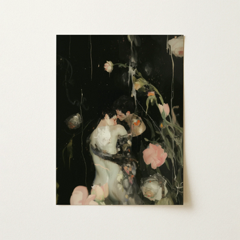 Sweet Surrender - Gay Neo-romantic Art Print / Canvas, 12x16’’ / 31x41cm / Unframed / no Border, Posters Prints & Visual Artwork, Toby Leon
