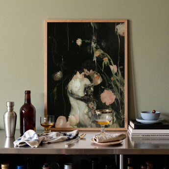 Sweet Surrender - Stampa artistica neo-romantica gay, Poster, stampe e arte visiva, Toby Leon