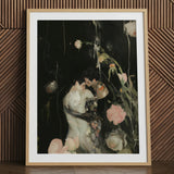 Sweet Surrender - Stampa artistica neo-romantica gay, 24x32’’ / 61x81cm / Cornice naturale / Passe-partout, Poster, stampe e arte visiva, Toby Leon