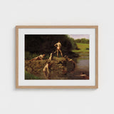 Swimming Hole - Thomas Eakins Art Print / Canvas, Captures, Robust Masculinity Prints