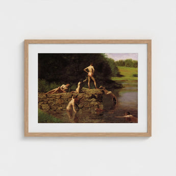 Swimming Hole - Thomas Eakins Art Print / Canvas, Captures, Robust Masculinity Prints