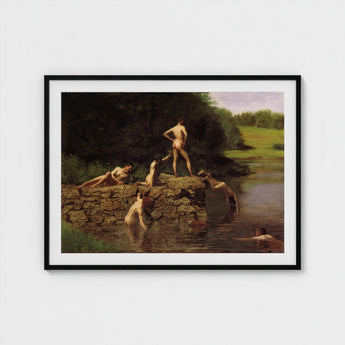 Swimming Hole - Thomas Eakins Art Print / Canvas, Captures, Robust Masculinity Prints