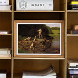 Swimming Hole - Thomas Eakins Art Print / Canvas Framed Painting Swimmers Summer Day, Captures, Robust Masculinity Prints