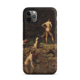 Swimming Hole - Thomas Eakins Phone Case, Iphone 11 Pro Max / Matte, Mobile Cases, Toby Leon