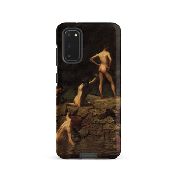 Swimming Hole - Thomas Eakins Phone Case, Samsung Galaxy S20 / Matte, Mobile Cases, Toby Leon