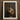 Framed Portrait Muscular Man Dark Horns Ornate Yellow Gay Matador’s Bravado, Matador Fashionista Art, Meets Queer Sensuality