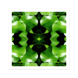 Take me to your Leader - Trippy Leaves Op Art Print / Canvas, 12x12’’ / 31x31cm / Unframed / White Border, Posters Prints & Visual Artwork,