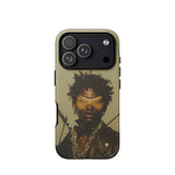 On Target - Black Gay Biker Queen Phone Case Iphone 17 Pro / Matte Iphone 12 Pro Max Case Black White Photo Gay Biker, Biker Queen, Queen