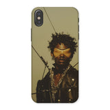 On Target - Black Gay Biker Queen Phone Case Iphone x / Matte Phone Case Blindfolded Person Black Gay Biker, Biker Queen, Queen Iphone