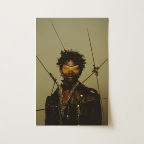 On Target - Black Gay Motorcycle Queen Art Print / Canvas, 12x18’’ / 31x46cm / Unframed / no Border, Posters Prints & Visual Artwork, Toby