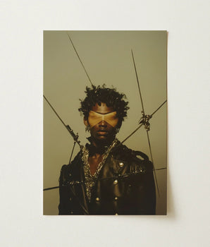 Black Leather Jacket Silver Hardware Layered Gold Chains Motorcycle Queen Caught, Mid-transfiguration