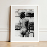 Tattooed Betto - Sexy Japanese Horse-man Art Print / Canvas, 12x16’’ / 31x41cm / White Frame / Matboard, Posters Prints & Visual Artwork,