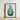 Framed Illustration Teal Glass Vase Fluted Segmented Design Carafe, Van Silvay Decorative, 1930s Glassware Art