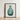Framed Illustration Teal Glass Bottle Fluted Segmented Design Carafe, Van Silvay Decorative, 1930s Glassware Art