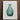 Framed Pencil Vintage-style Green Glass Bottle Ribbed Fluted Teal Carafe, Van Silvay Decorative, 1930s Glassware Art