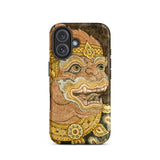 Thai Monkey See - Custodia per iPhone con affresco tradizionale, 16 / Opaco, Custodie per telefoni cellulari, Toby Leon
