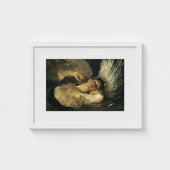 The Awakening - Solomon Joseph Art Print / Canvas, Arrests, Winged Figure Hauled, Amber-ochre Chest Broad, Prints